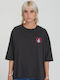 Voltrip Women's T-shirt Vintage Black