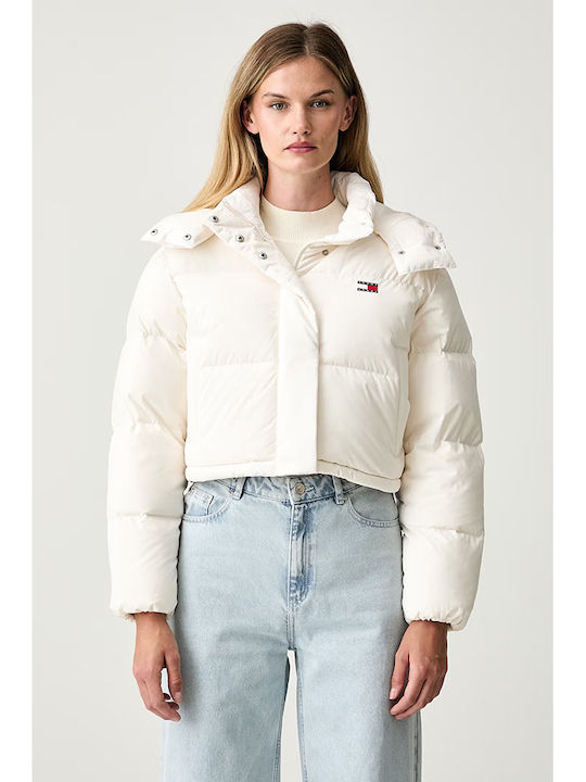 Tommy Hilfiger Tjw Μπουφάν Puffer Εκρού