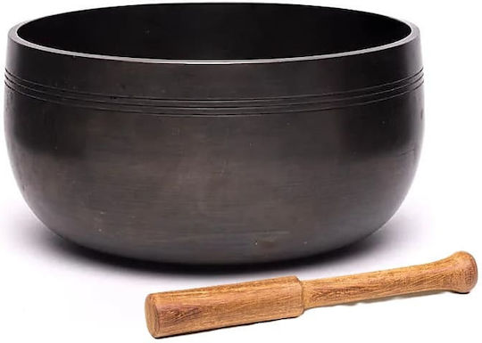 Handmade Japanese Meditation Bowl Stick Japanese Singing Bowl Kuro-orin 13cm