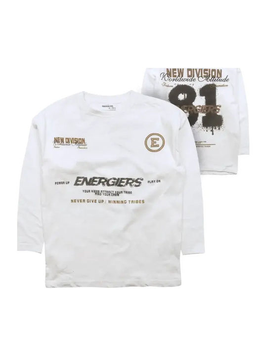 Kinderoberteile T-Shirt Weiß New Division