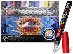 SPV SPV Acryl Zeichenstifte Set 12 Farben SPV SPV Acryl Zeichenstifte Set 12 Farben