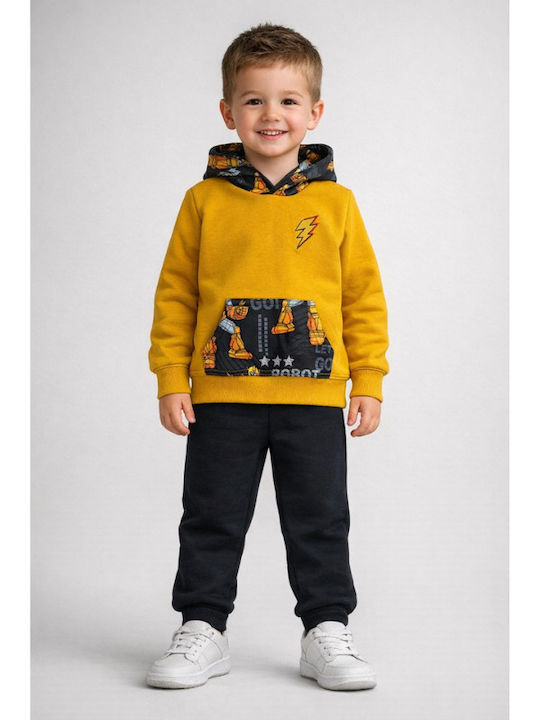 Kids Sweatpants Set Yellow