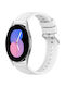 Gummi-Armband Weiß 40mm