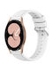 Gummi-Armband Weiß 40mm