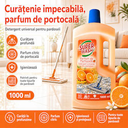 Super Wash Почистваща Течност за Пода с Дезинфекциращо Действие 1lt