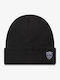 Cuff Beanie Men's Knitted Beanie in Black Colour