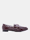 Women's Moccasins In Burgundy Colour