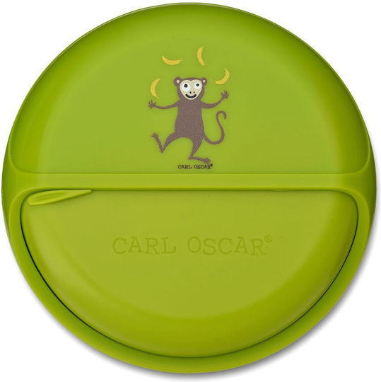 Carl Oscar Carl Oscar Baby- und Kinder-Essgeschirr Set aus grünem Kunststoff