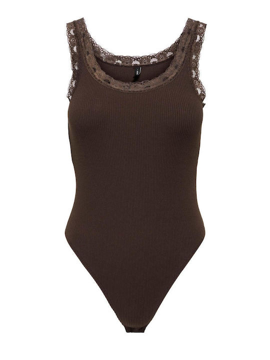 Only Damen-Bodysuit Aus Spitze Für Damen