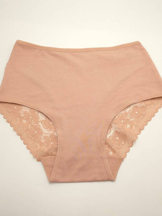 Hana Damen Slip mit Spitze Beiges