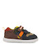 Kids Sneakers with Hoop & Loop Closure Multicolour