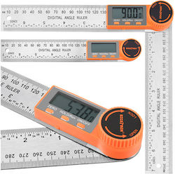 Bigstren Digital Carpenter Angle Ruler Steel Length 20cm with Protractor
