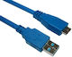 Vcom Usb 3.0 Am Micro Usb Bm Cable Cu311-1.5 Meters