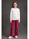Kids Burgundy Trouser