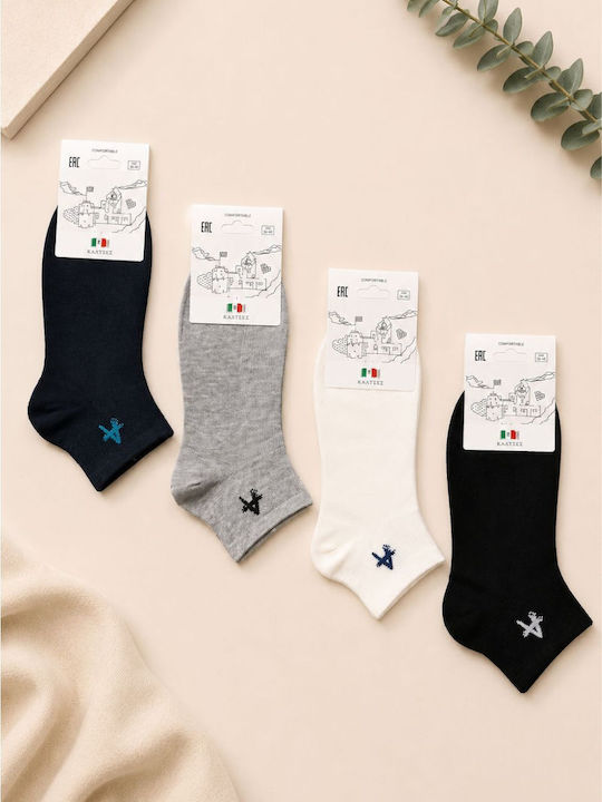 YTLI Men's Multicolour Socks 4Pack