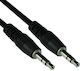 VCom VCom 3,5mm Klinkenkabel 3,5mm Stecker - 3,5mm Stecker Schwarz 1,8m