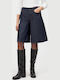 Damen Bermudas Jean Blau