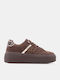 Women's Flatforms Sneakers Dark Brown