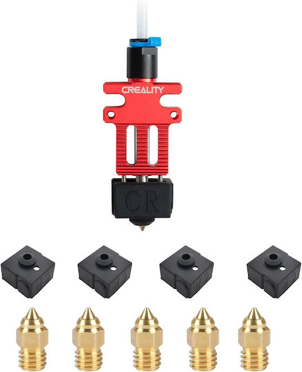Creality Kit Hotend Imprimantă 3D Cr-6 Se Cr-6 Max Cr-5 Pro Aliaj de Aluminiu Extrudere Tub de Teflon Duză Mk Bloc Termic Capace din Silicon Piesă de Schimb Originală pentru Imprimare 3D