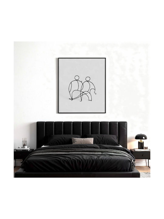 Decorative Wire Art Couple Dimensions 40*20 Metal Oxygen Lampshades
