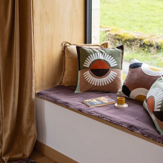 Vivaraise Vorhang mit Grommet Fara Cannelle Cannelle 135x280cm