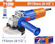 Wadfow WAG15761E Τροχός 115mm Ρεύματος 710W