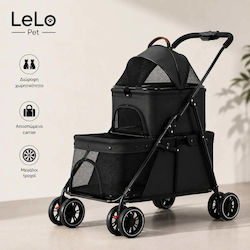 Lelo Pet Stroller Up To 25kg Black Lelo Pet Stroller Up To 25kg Black