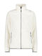 Fleece Damen Strickjacke in Weiß Farbe