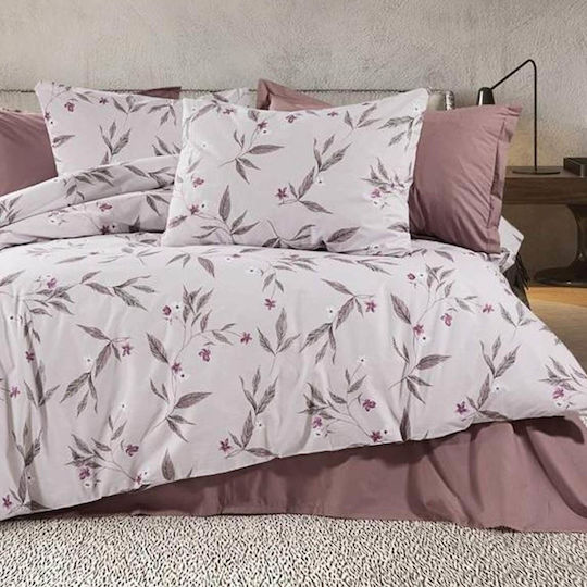 MayHome Σετ Μαξιλαροθήκες με Φάσα Floral 50x70εκ.