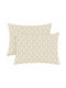 Astron Italy Σετ Μαξιλαροθήκες Beige 52x72εκ.