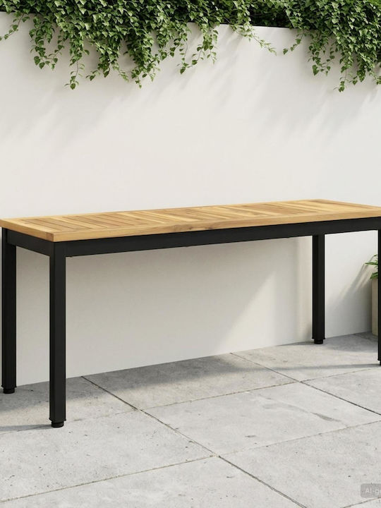 Solid Wooden Outdoor Bench 108.5x35x45cm