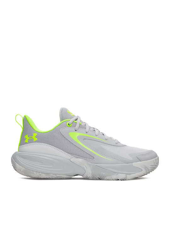 Under Armour Lockdown 8 Μπασκετικά Παπούτσια Γκρι