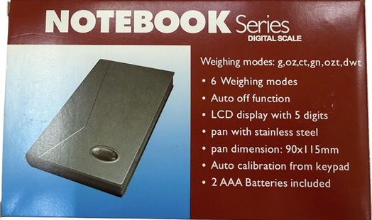 Notebook Series Digital Kitchen Scale Grey