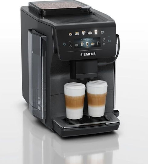 Siemens Eq600 Iaroma Αυτόματη Μηχανή Espresso Εντοιχιζόμενη 1500W Πίεσης 15bar με Μύλο Άλεσης Μαύρη TP603E08