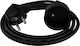 Extension Cord 1 Socket 1.5m Switch 3x1.0mm2 Black