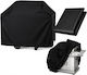 Grill Cover Zola Waterproof Uv Resistant Adjustable Drawstring Fastening 145 X 61 X 117 Cm Black