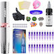 Kit Mașină De Tatuat Wireless Mast P10 Pro Stilou Reglabil Wireless 2-10v Cartușe Sterile Cu Ace Cerneală Neagră Machiaj Permanent Sprâncene Buze Eyeliner Tatuaje Linii Fine Profesional