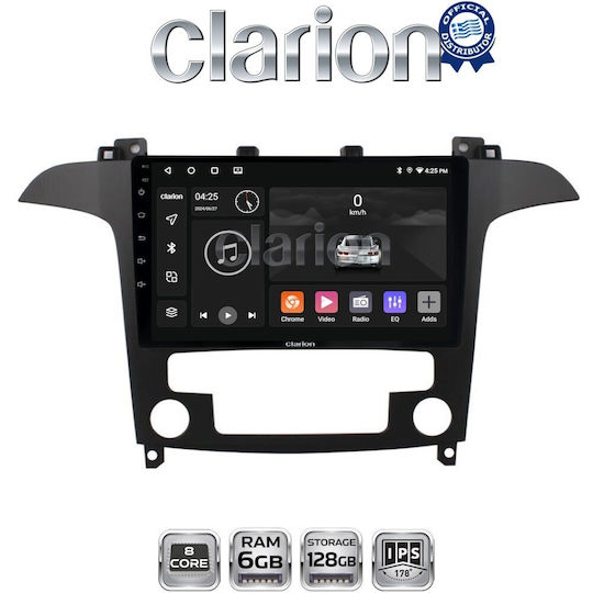 Clarion Gl53003 OEM Multimedia Car Audio System Ford S-Max 2006 > 2014 CarPlay Android Auto BT GPS WiFi GPRS