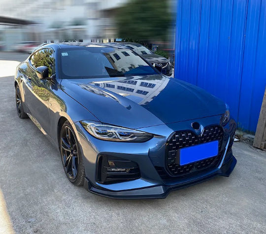 Spoiler Partea Din Față Bumper Bmw G22 2021+ Negru Lucios