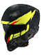 Suomy Armor Hi Volt Matt Black/Yellow Κράνος Μηχανής Modular ECE 22.06 1200gr με Sunvisor