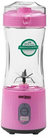 Kraft & Dele Blender cu cană din plastic 380 ml roz KD4172