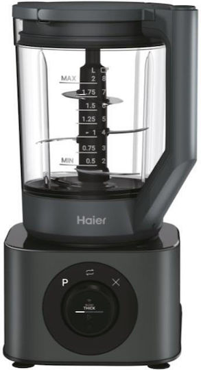 Haier Μπλέντερ με Πλαστική Κανάτα 2 lt Γκρι