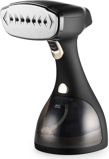 Myria Aparat de calcat vertical de Mână 1500W cu Recipient 260ml Negru