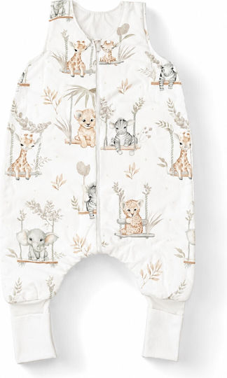 Maboo Sac de dormit de iarnă cu picioare Safari 2.5 tog Alb