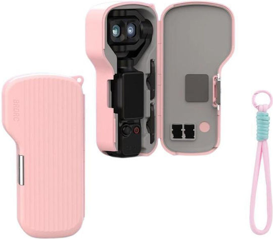 Dji Osmo Pocket 4p Brdrc Калъф за Екран Обектив Антивибрационен Калъф за Филтър и Съхранение Розов