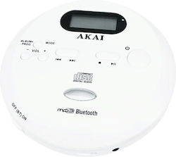 Akai Proffesional Преносима аудиосистема с CD / USB / Bluetooth Бяла