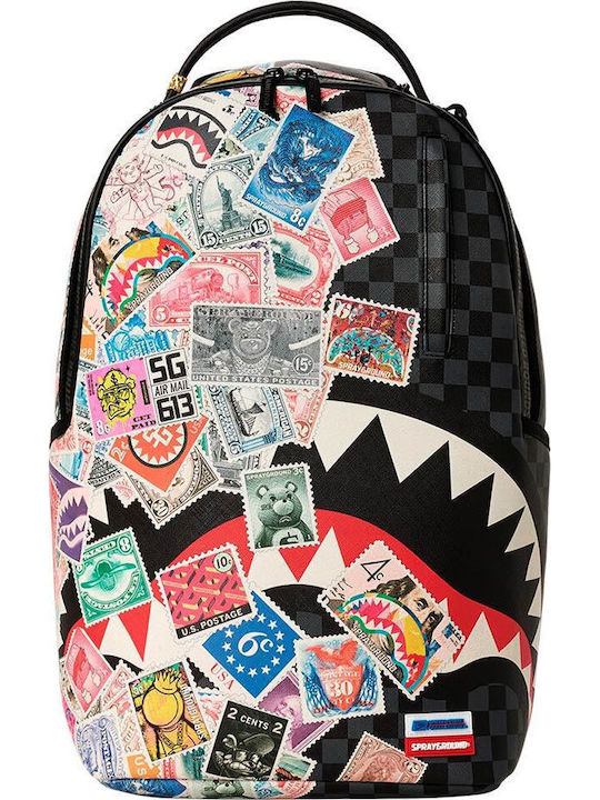 Sprayground Schulranzen Rucksack für Junior High-High School mit Flaschenhalter USPS Half Stamps 29 x 15 x 45cm Sprayground Schulranzen Rucksack für Junior High-High School mit Flaschenhalter USPS Half Stamps 29 x 15 x 45cm