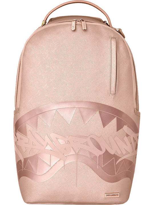 Sprayground Ghiozdan de Spate pentru Școala Gimnazială - Liceu cu Husă pentru Sticlă de Apă Shadow Sharks Rose Ghost 29 x 15 x 45 cm