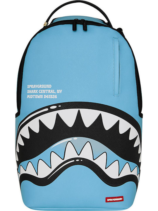 Sprayground School Backpack for Junior High-High School with Water Bottle Holder Shark Central Bubble Shark 29 x 15 x 45cm