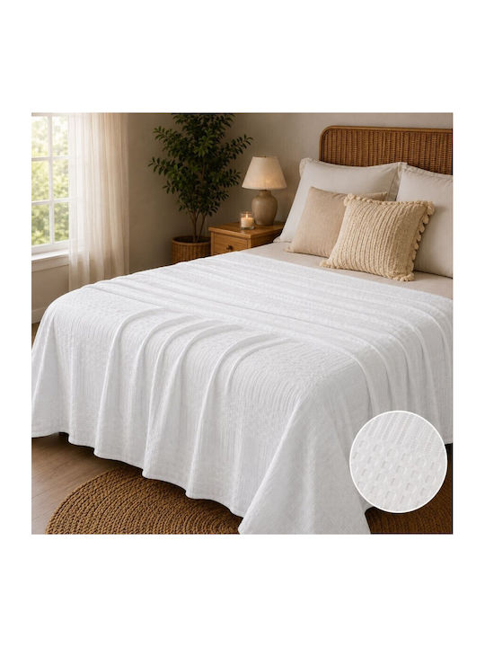 Pucioasa Double Blanket 240x260cm White